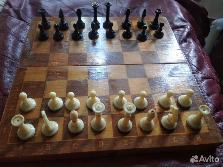 Шахматы СССР пластик небольшие