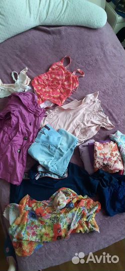 Вещи для беременных и кормящих пакетом р.42-46