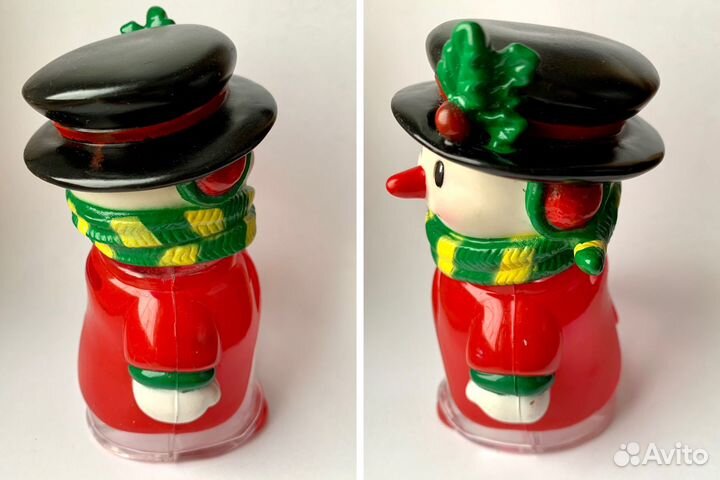 Фигурки новогодние из-под конфет Снеговики