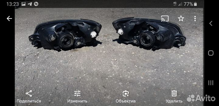 Передние фары на Хундай Гетц