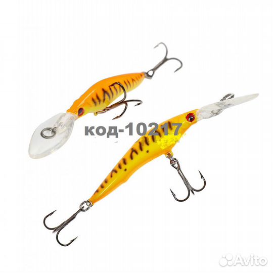 Воблер дл:50мм 2.5гр загл 0-0.5м Amafish riptide