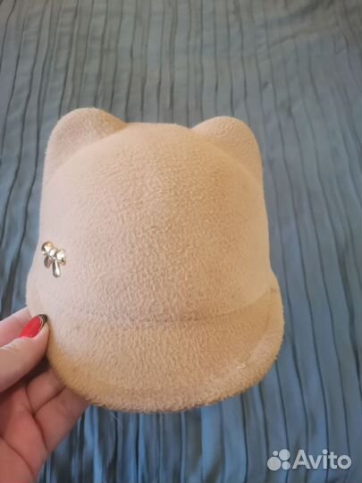 Шапочка для девочки 4-7 лет