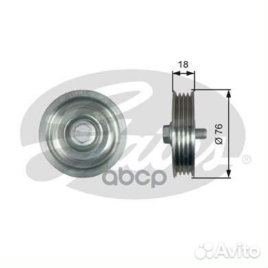 T39183 ролик обводной ремня генератора Honda C