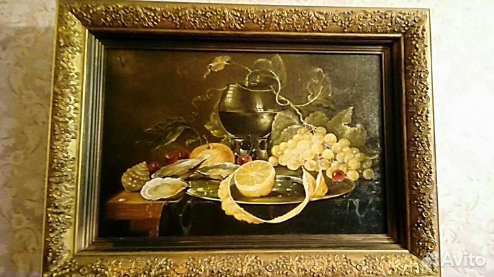 Картина маслом на холсте натюрморт