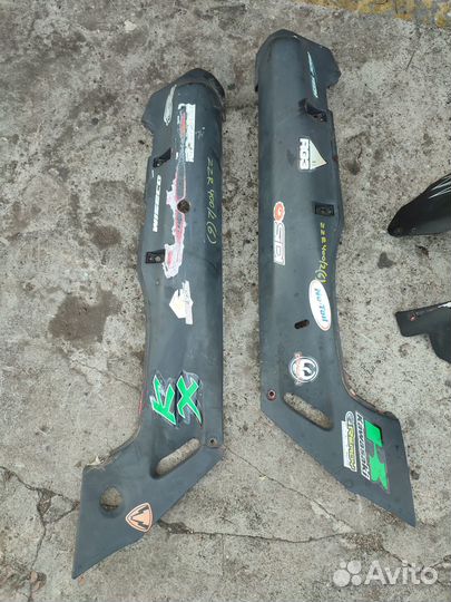 Zzr400 93-06 пластик хвоста