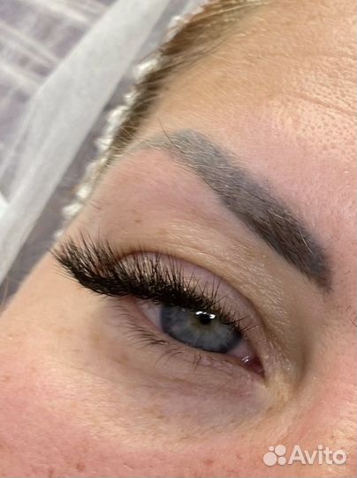 Наращивание ресниц на дому