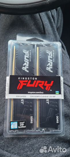 Kingston fury ddr5 2x16gb 5200MT/s