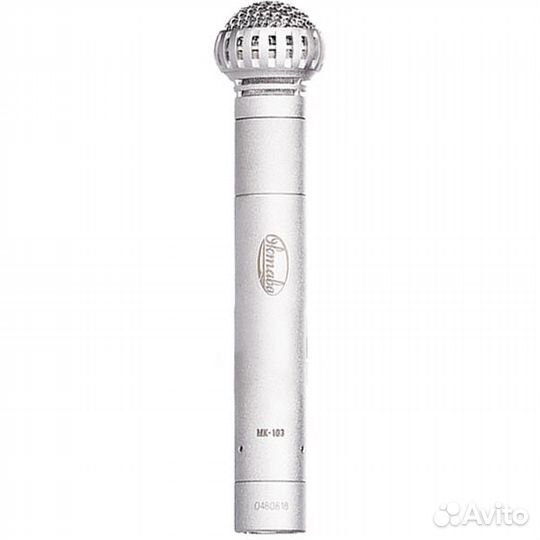 Микрофон Октава мк-103 (никель, в картонной коробк