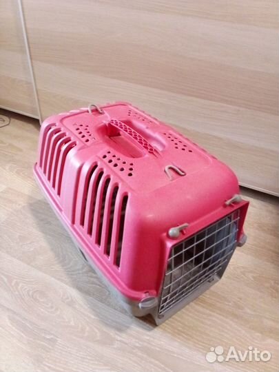 Переноска для кошек пластиковая