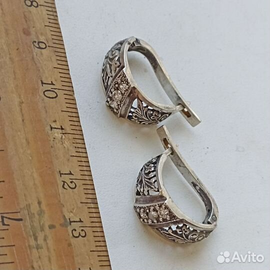 Серебро кольца серьги 875/925