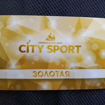 Абонемент в фитнес клуб city sport