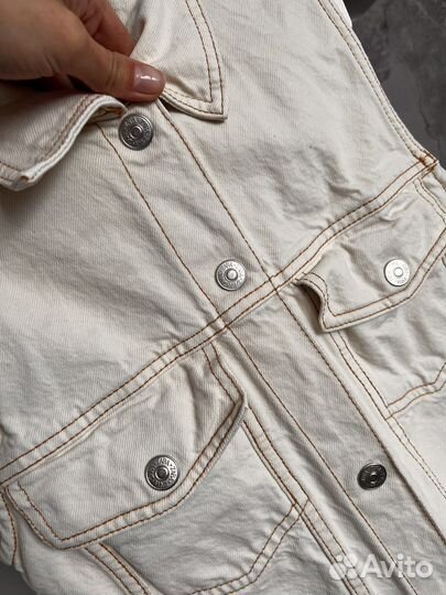 Джинсовое платье zara