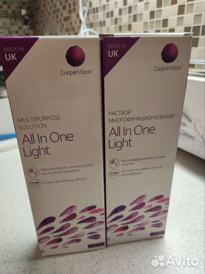 All In One Light 250мл раствор для линз