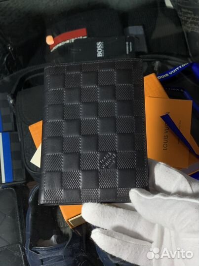 Louis Vuitton обложка для паспорта Damier Graphite