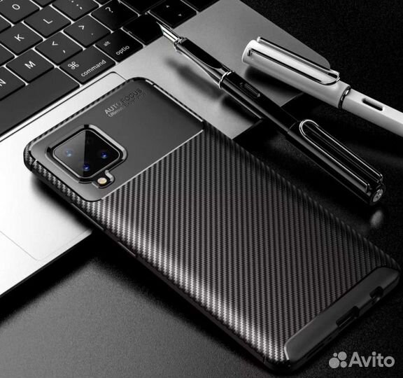 Матовый, чёрный, чехол на Samsung galaxy