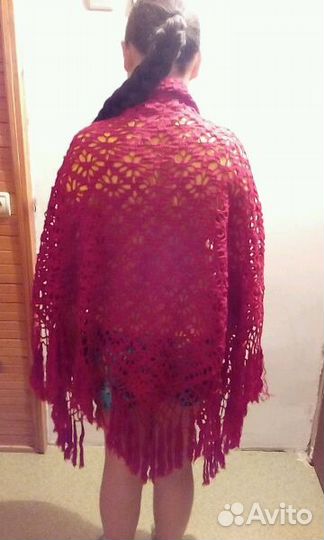 Шаль ручной работы