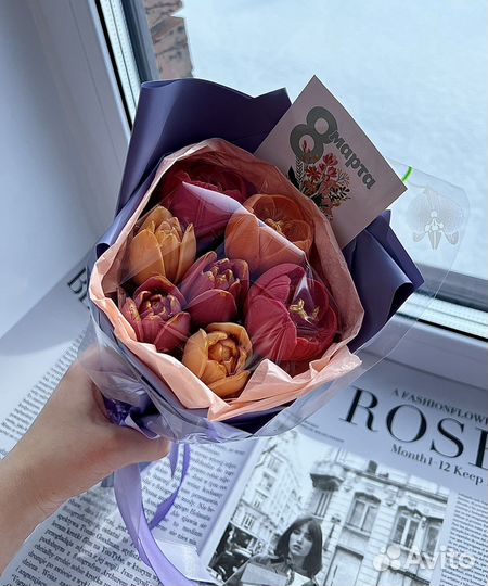 Шоколадные цветы