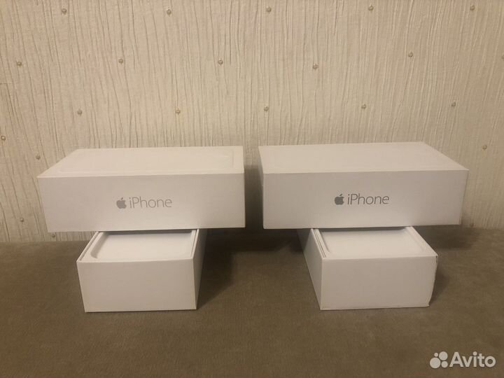 Коробки от iPhone 7 Plus и iPhone 6