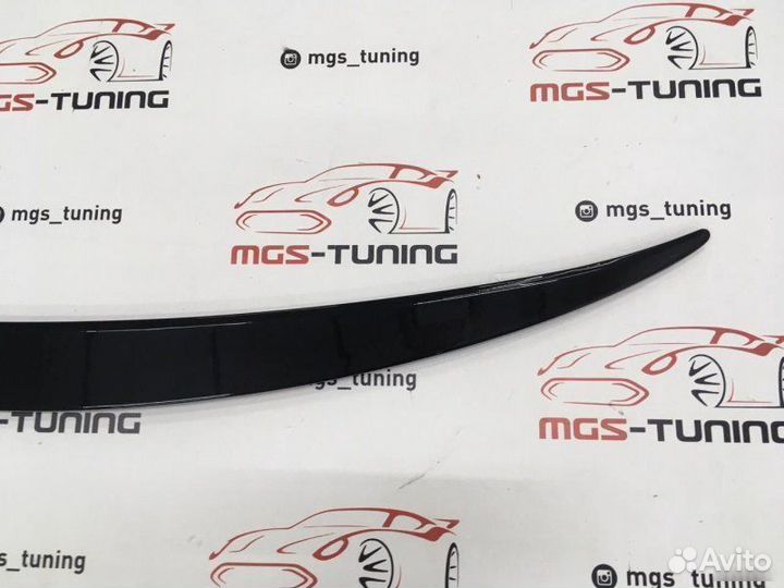 Спойлер черный Mercedes E-Class w213