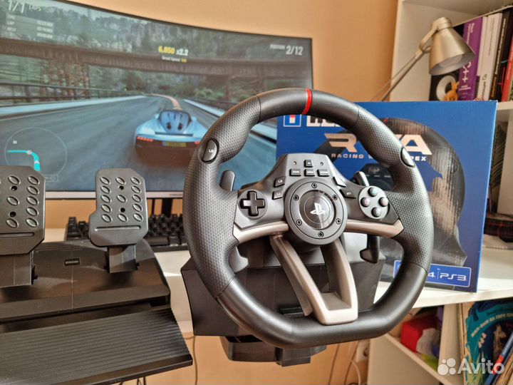 Руль Hori Racing Wheel Apex Полный Комплект + Чек