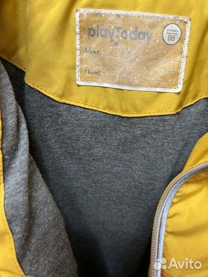 Куртка детская демисезонная теплая 98 р-р