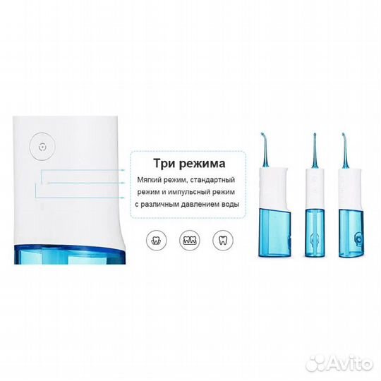 Ирригатор Soocas W3 PRO (4 насадки в комплекте) bl