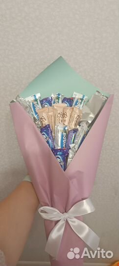 Сладкие букеты из конфет