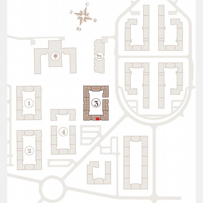 2-к. квартира, 57,5 м², 2/4 эт.
