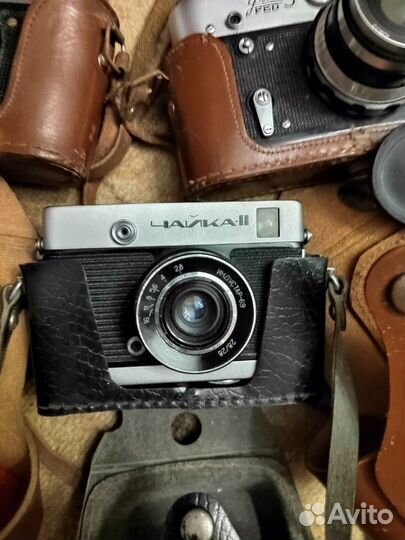 Фотоаппарат пленочный СССР фэд чайка polaroid