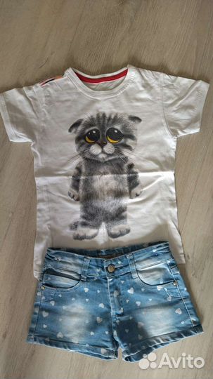 Джинсовые шорты для девочки