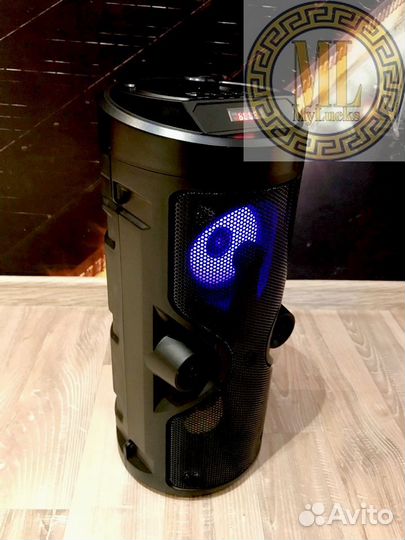 Колонка Бумбокс Bluetooth/USB/SD/FM +Jack 6.3