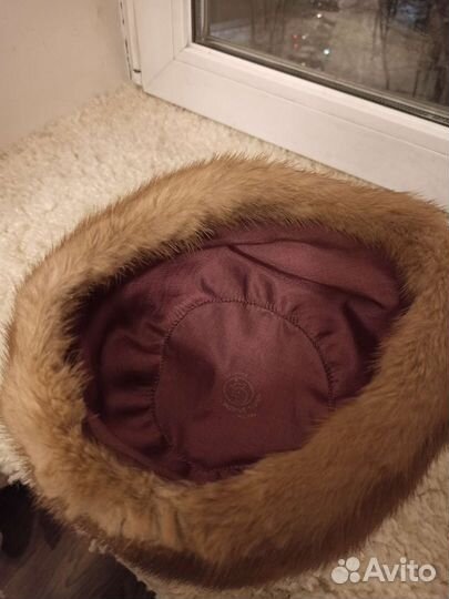 Шапка норковая женская