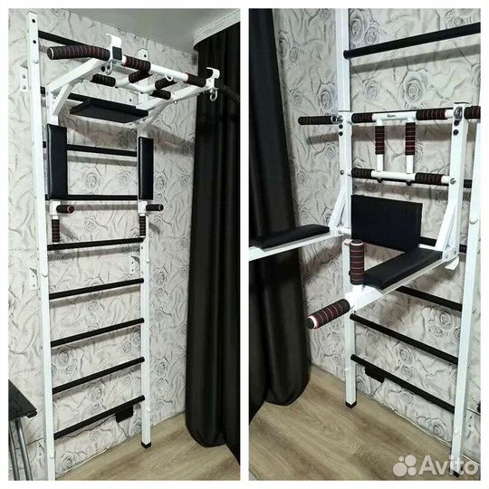 Шведская стенка + турник 3в1