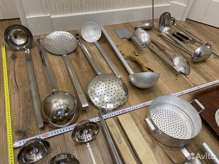 Половник, шумовка, ложка гарнирная СССР