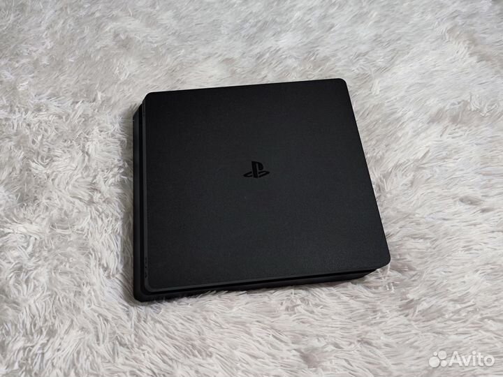 PS4 Slim 500Gb + более 60 игр. Отличное сост-е