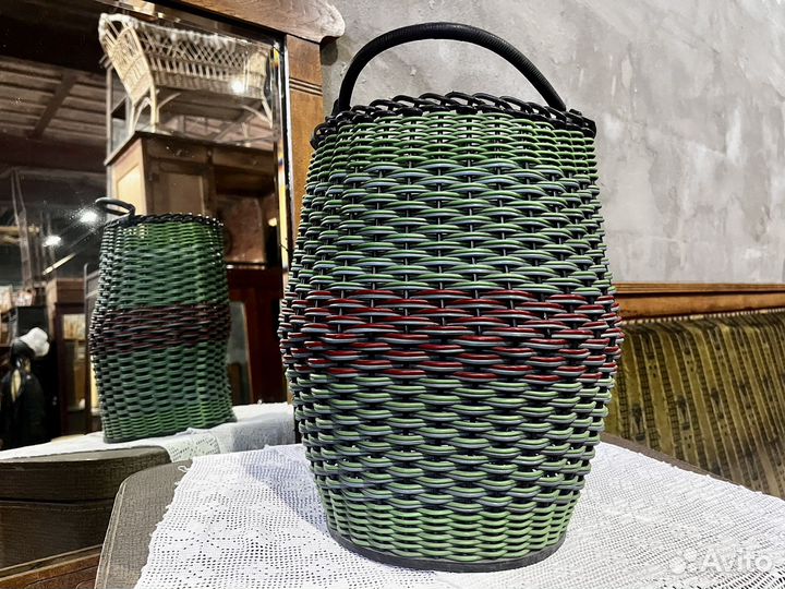 Корзина плетеная винтаж
