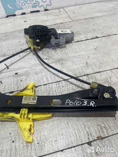 Стеклоподъемник задний правый Volkswagen Polo 5