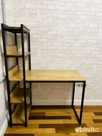 Стол со стеллажом, стол стеллаж