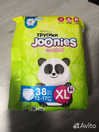 Подгузники трусики xl joonies