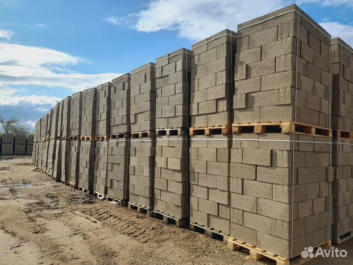 4х пустотный керамзитобетонный блок