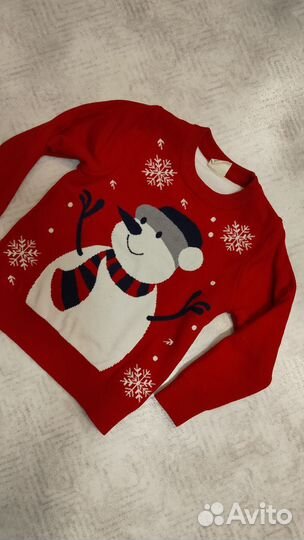 Новогодний свитер для фотосессии р. 110