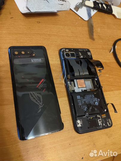 Asus rog phone 5 дисплей корпус шлейф