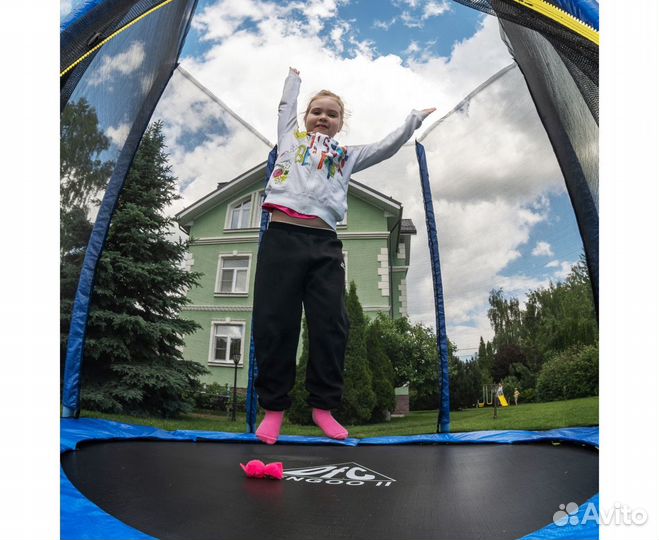 Батут детский для улицы DFC trampoline fitness 14F