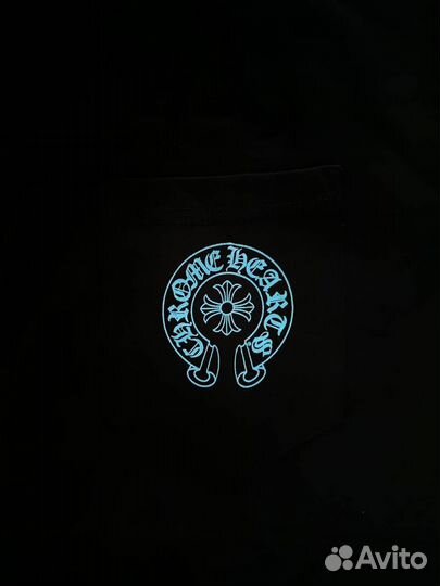 Футболка chrome hearts черная