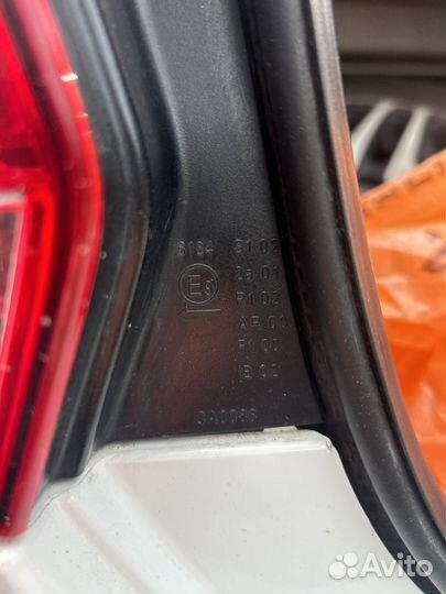 Фонарь задний левый volkswagen polo 5