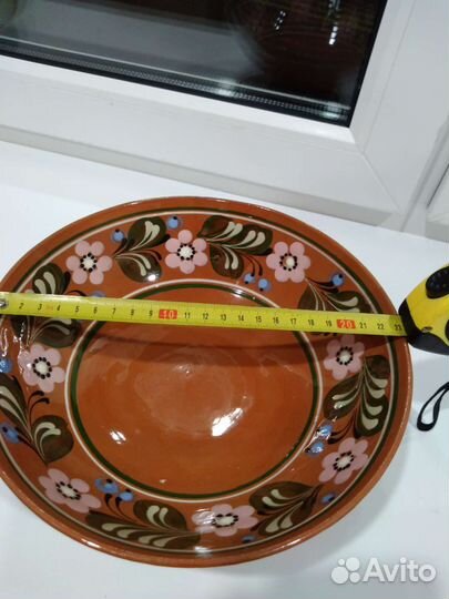 Керамическая ваза для фруктов,конфет