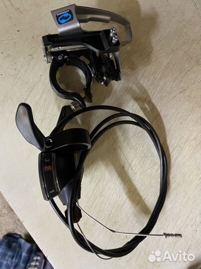 Передний переключатель с шифтером shimano
