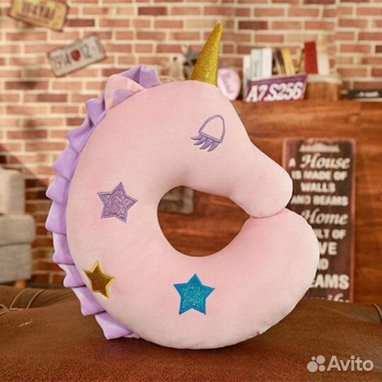 Мягкая игрушка-подушка (единорог)