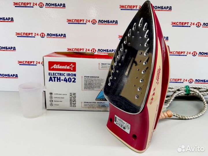 Утюг на гарантии Atlanta ATH-402 Full компл. (эшп)