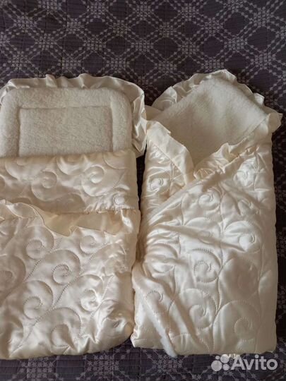 Конверт с одеялком на выписку